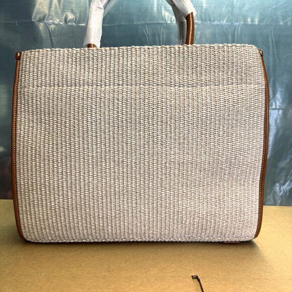 Versace Athena Raffia Tote Bag - Picture 10 of 14